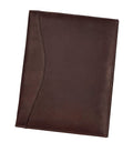 Desk Portfolio in Colombian Leather - Cafe