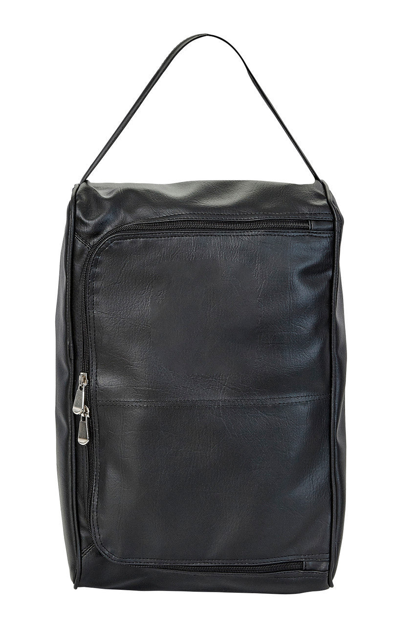 Deluxe Shoe Bag in Winston Black Vinyl