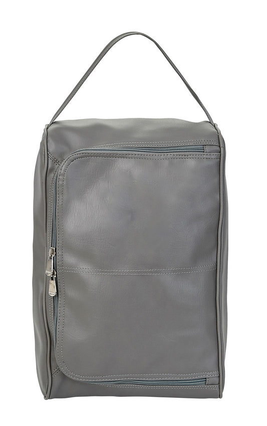 Deluxe Shoe Bag in Winston Grey Vinyl