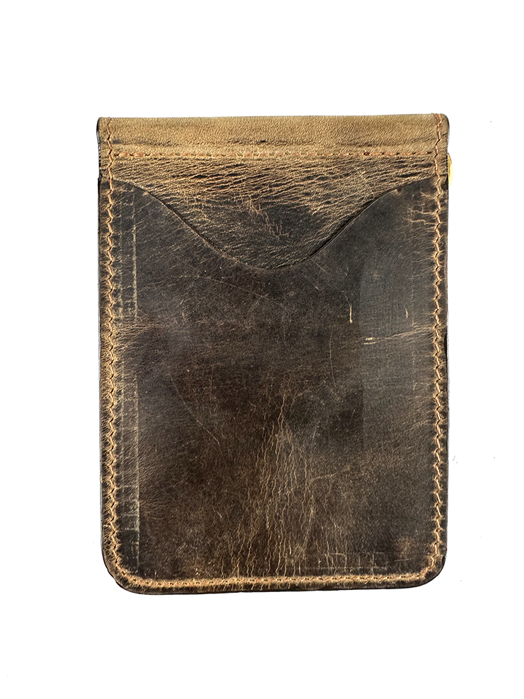 Money Clip Wallet, Crazy Horse Leather