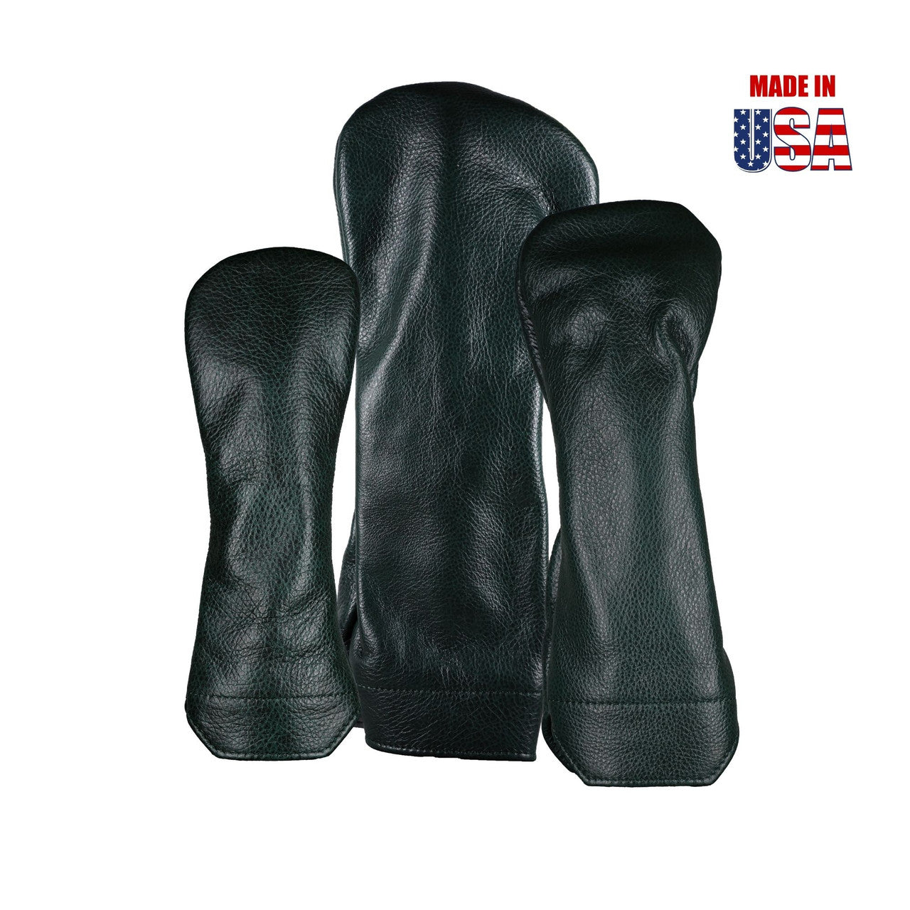 Green-Pine Italian Torino Leather Headcovers