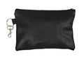 The Reef Zip Pouch, Traditional Leather - Black