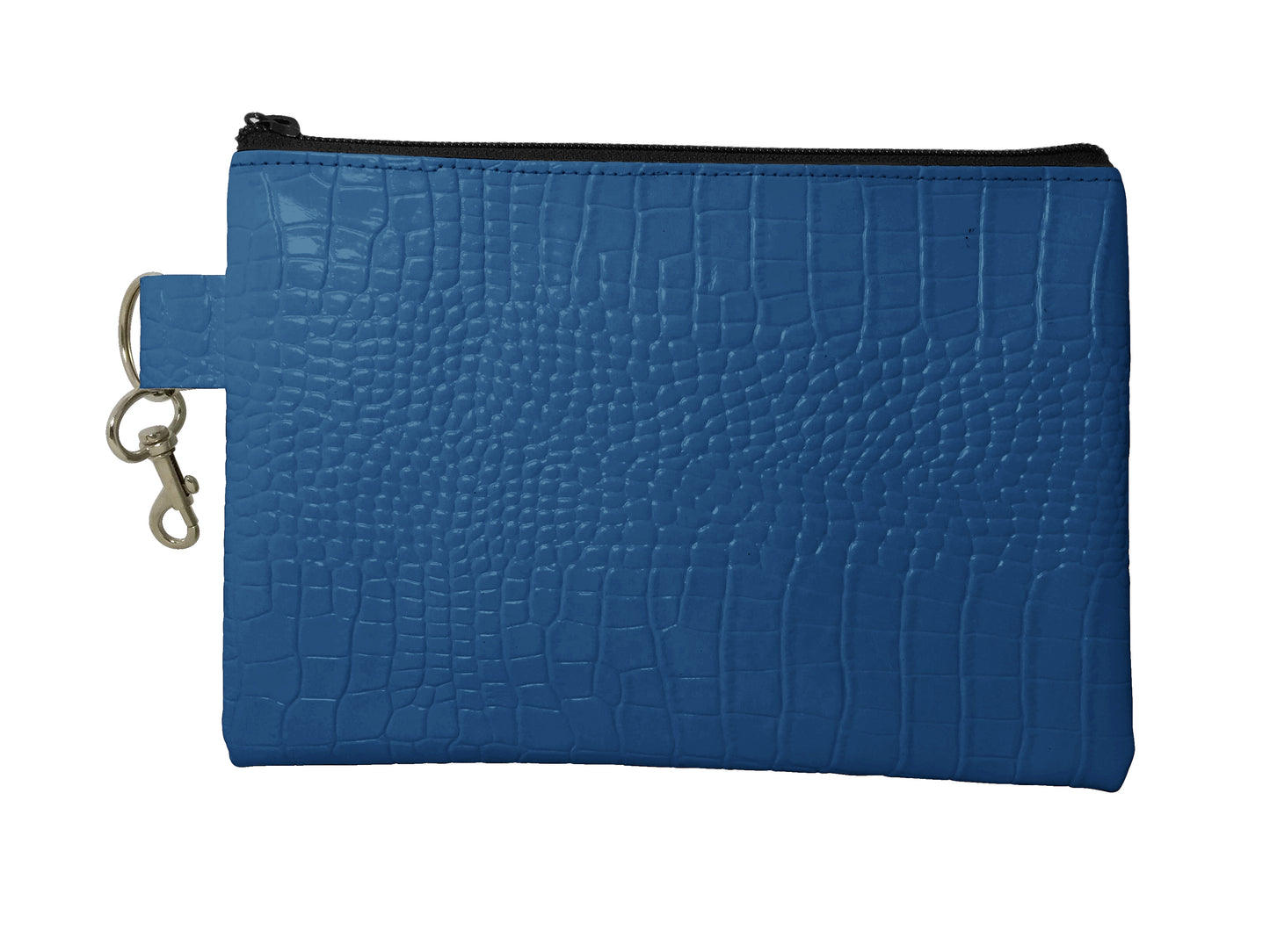 The Reef Zip Pouch, Gator Print Leather