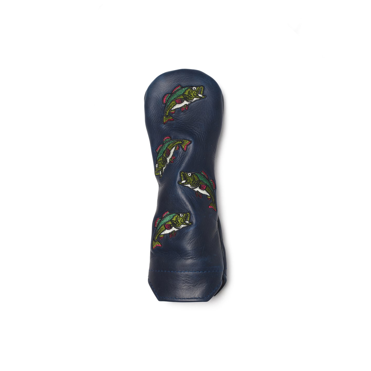 Bass Premium Pullup Leather Golf Headcovers - Hybrid - Navy