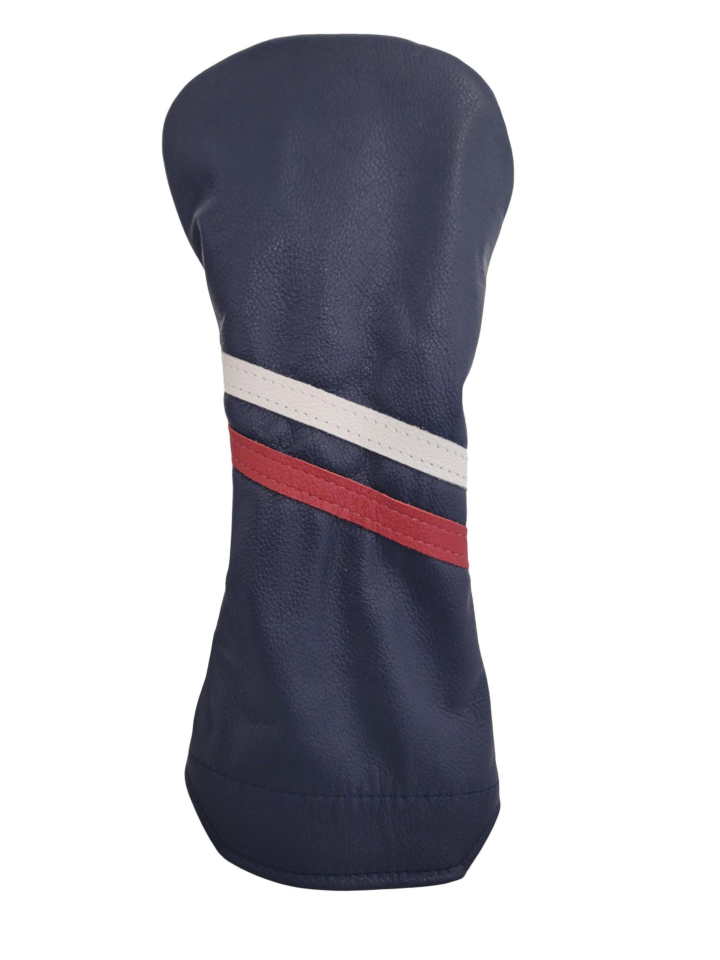 Two Stripe Mini Driver Traditional Leather Golf Headcover