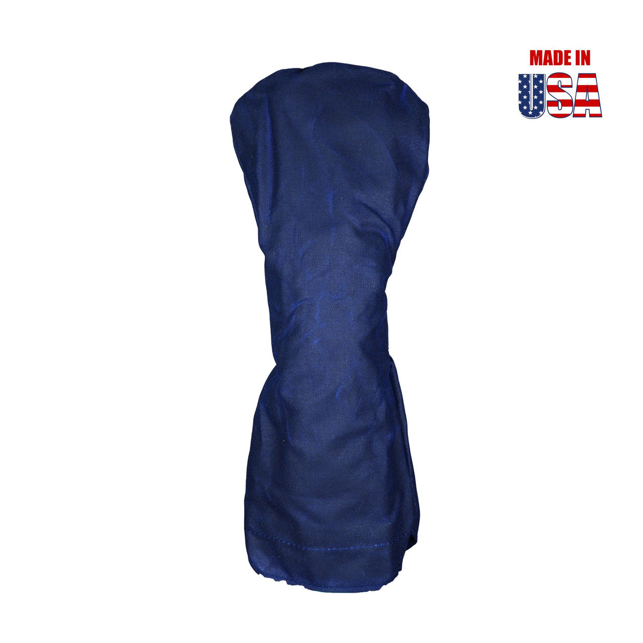 Solid Navy Waxed Canvas Golf Headcovers 3