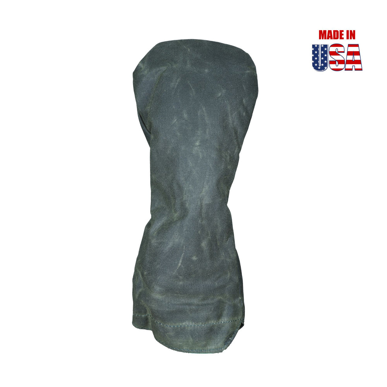 Solid Olive Waxed Canvas Golf Headcovers 3