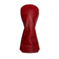Premium Pull-Up Leather Golf Headcovers - Driver - Red