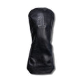 Lifted Letters Italian Torino Leather Golf Headcovers - Driver - Black