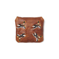 Flying Mallard Pullup Leather Universal Mallet Putter Cover - Whiskey Brown