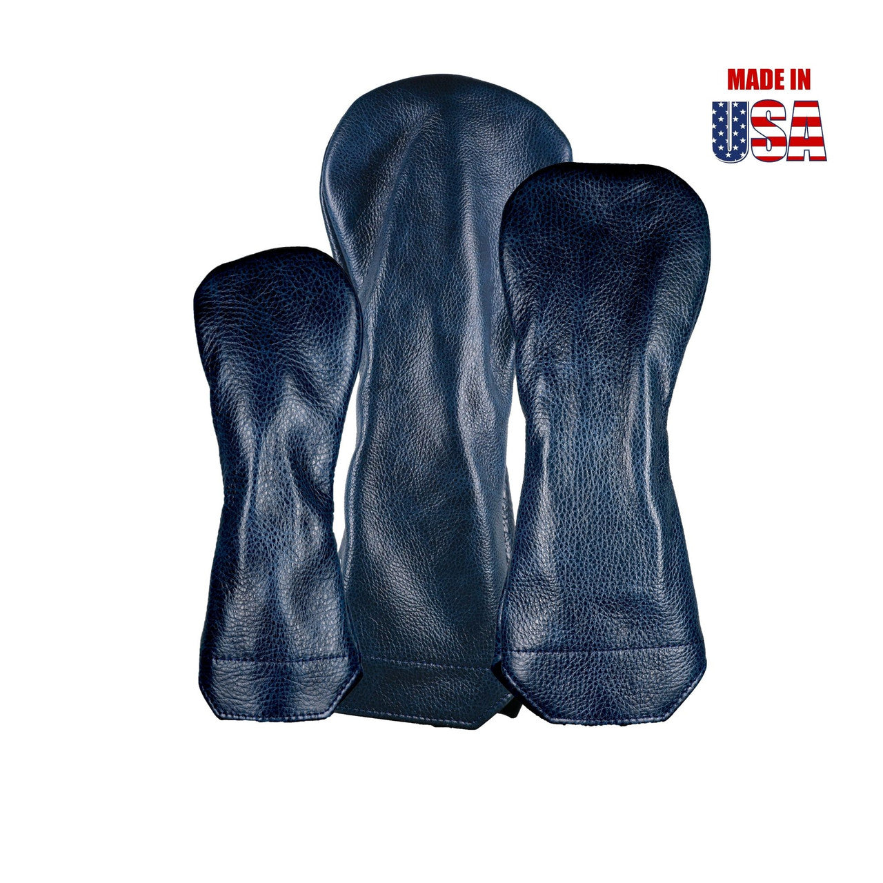 Blue Italian Torino Leather Headcovers