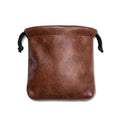 Drawstring Player's Pouch in Torino Leather
