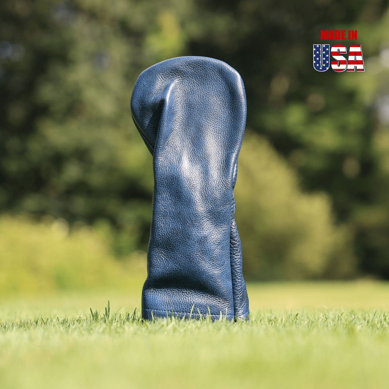 Blue Italian Torino Leather Headcovers