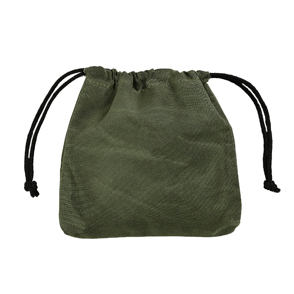 Drawstring Player's Pouch, Waxed Canvas