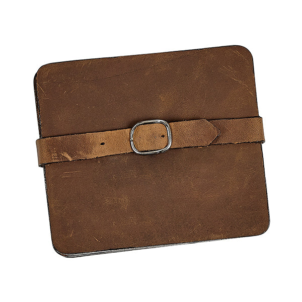 Square Coaster Set, Crazy Horse Leather