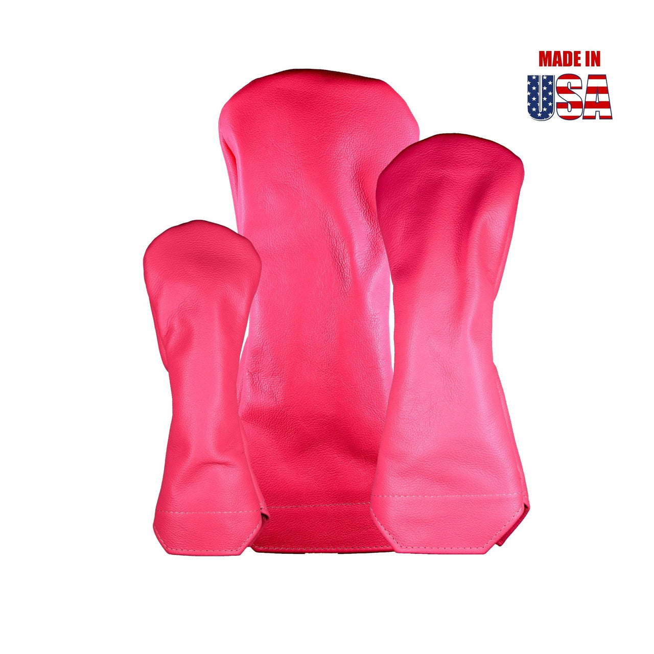 Premium Neon Solid Leather Headcovers