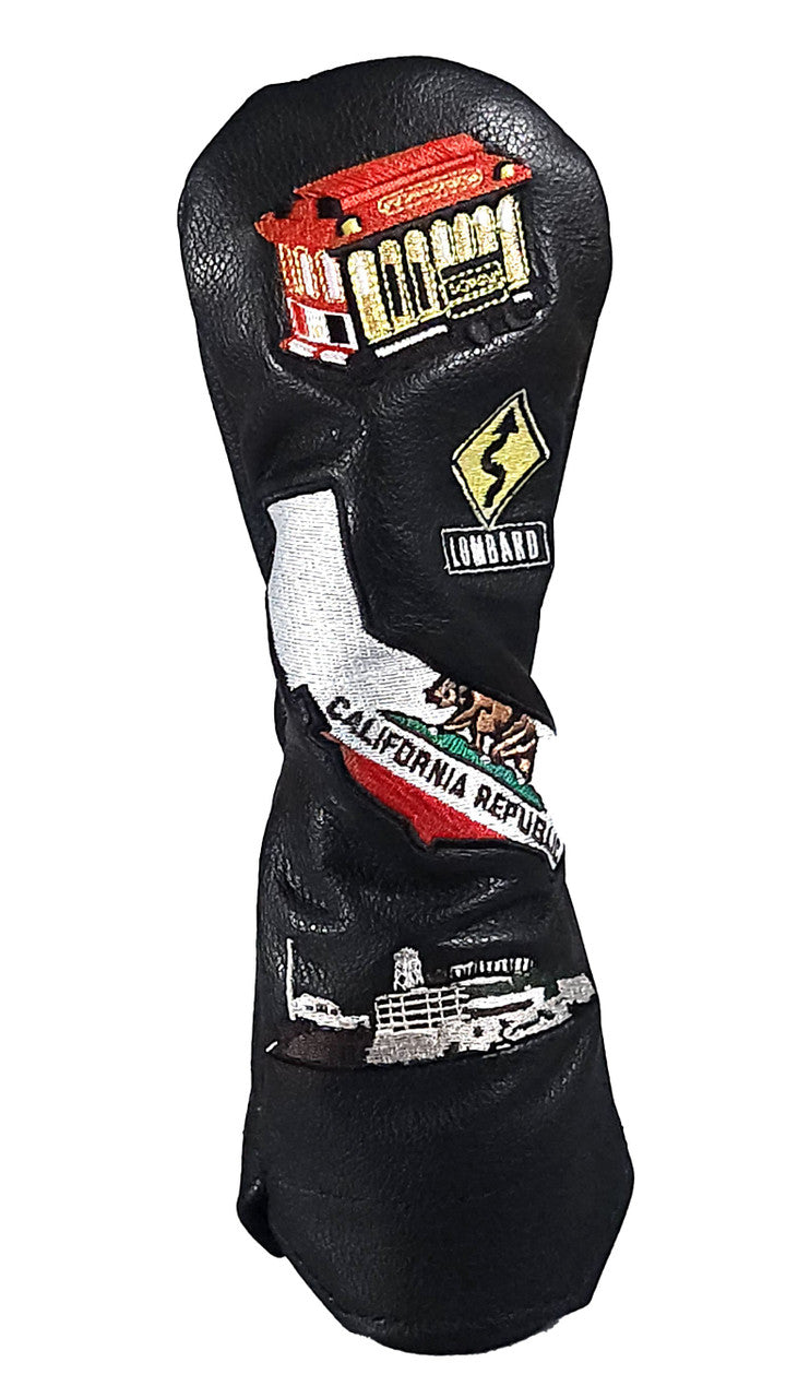 San Francisco Mural Headcovers Black Hybrid