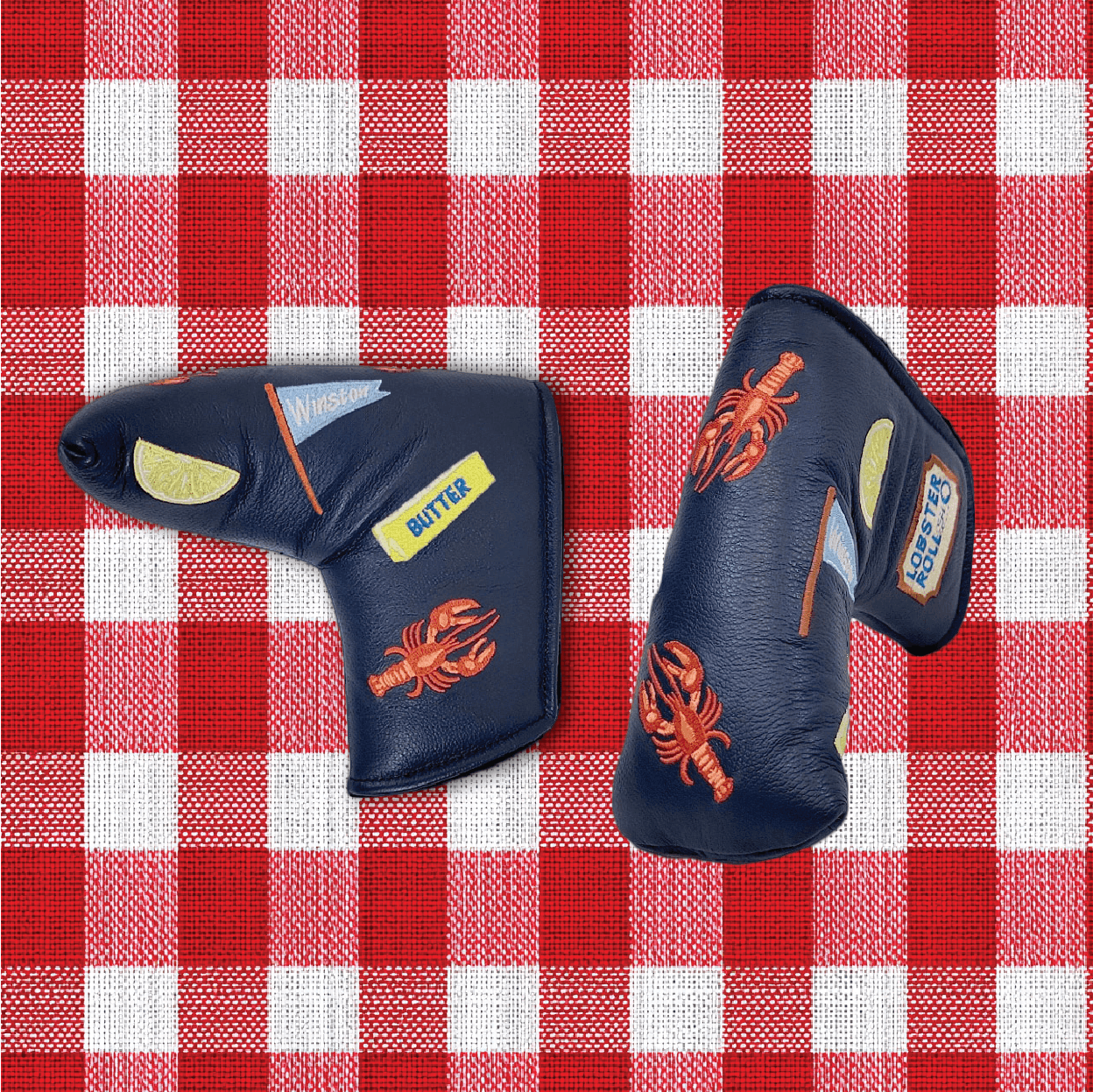Lobster Roll Blade Leather Headcover - Winston Collection
