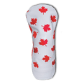 Canadian Red Maple Leafs Leather Headcovers - Winston Collection