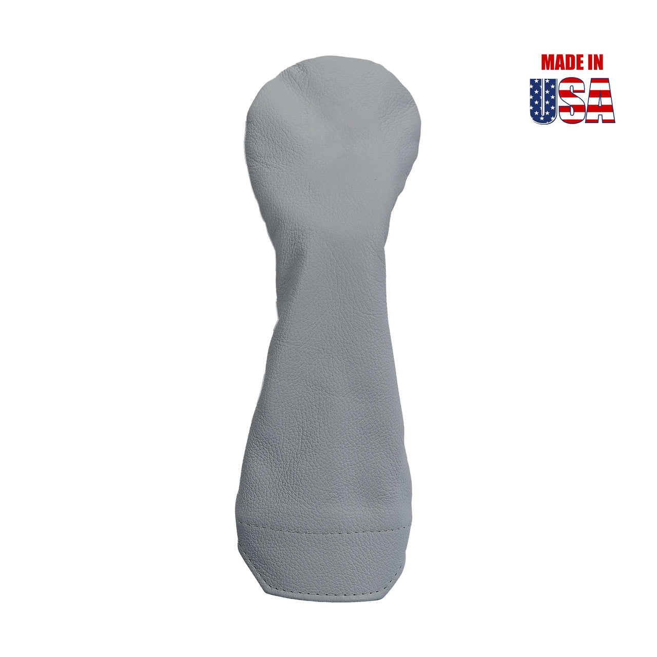 Grey American Leather Hybrid Headcover 1 Winstoncollection.com