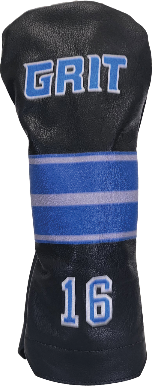 Detroit Grit Black Leather Driver Headcover #16