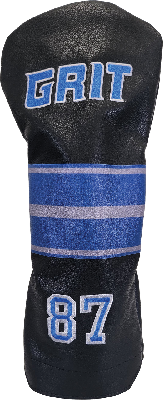 Detroit Grit Black Leather Driver Headcover #87