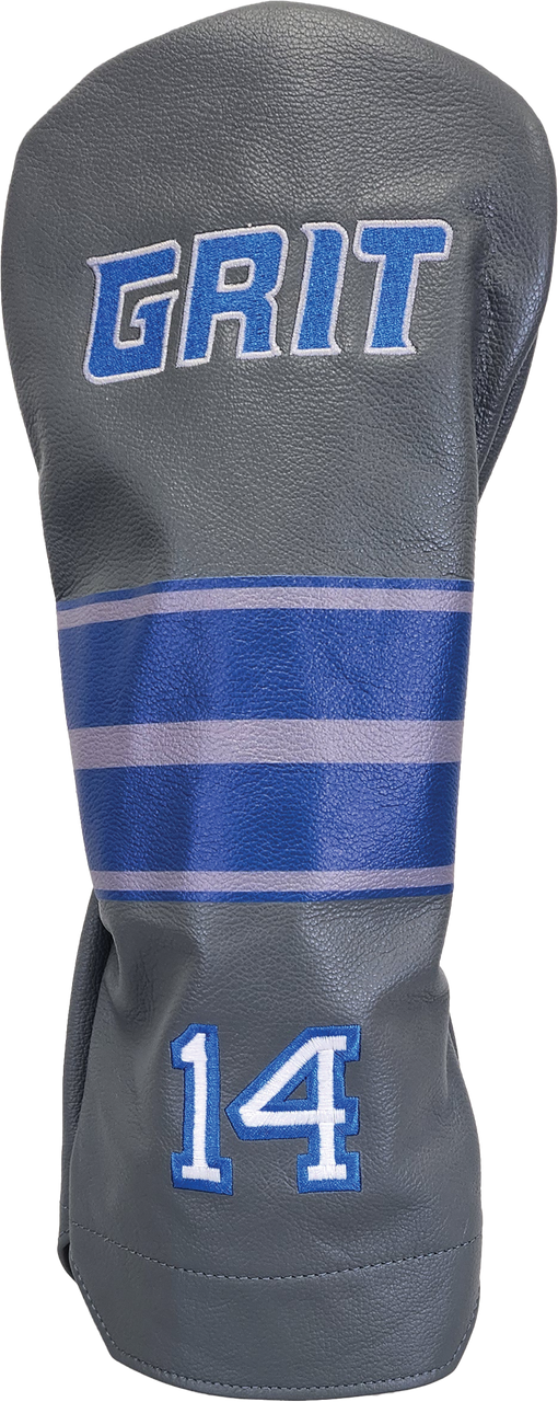 Detroit Grit Gray Leather Driver Headcover #14