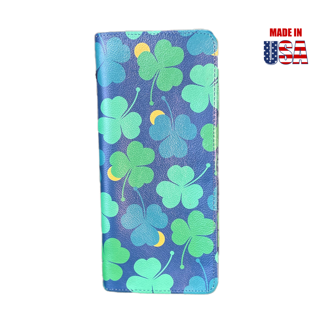 Shamrock Digital Print Leather Glove Stash Book 1