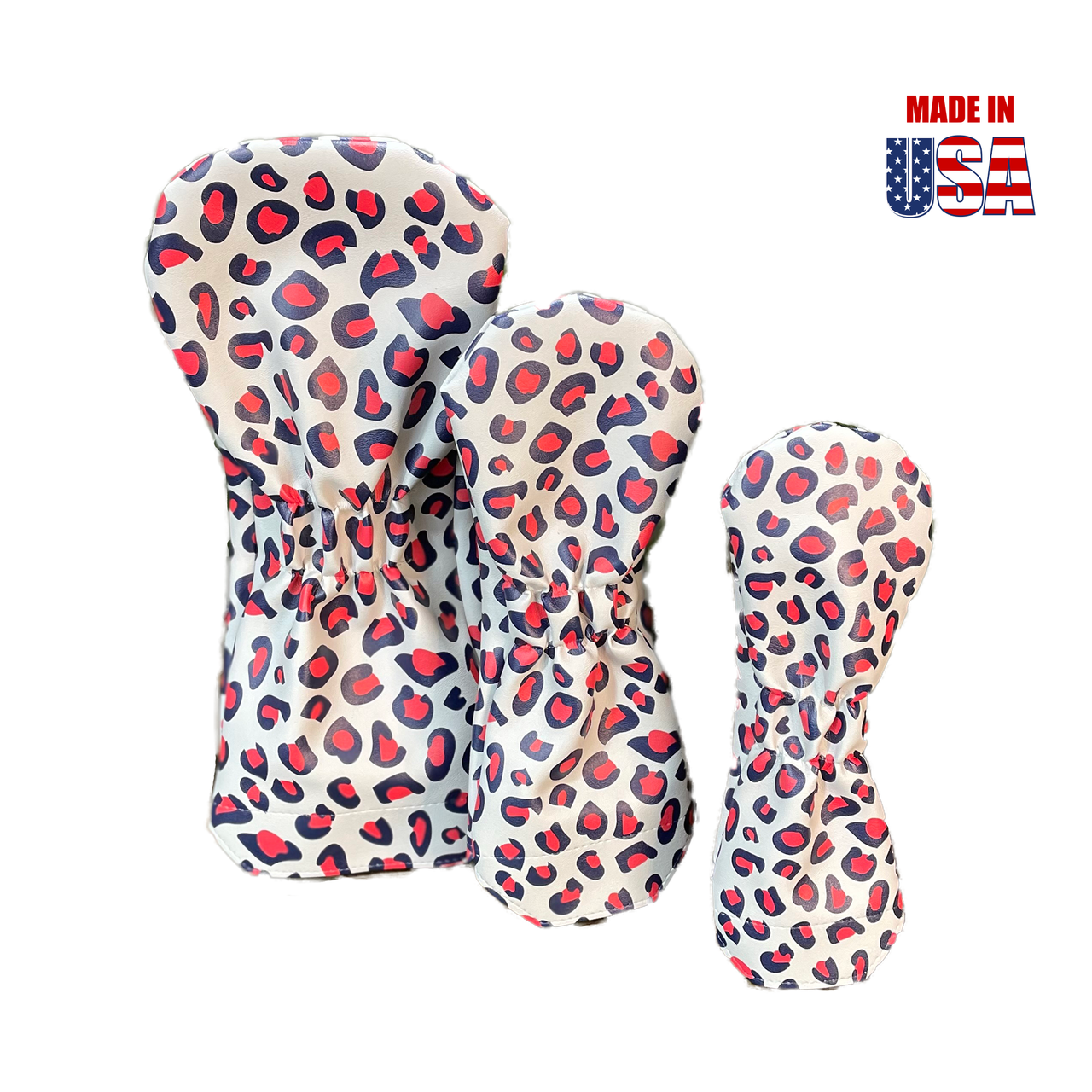 Colorful Leopard Vinyl Headcovers 4