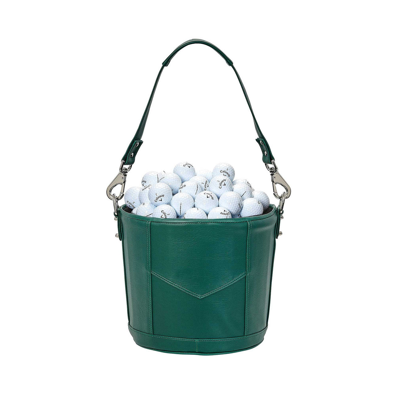Kelly Green Vinyl Large Range Bucket 3 winstoncollection.com