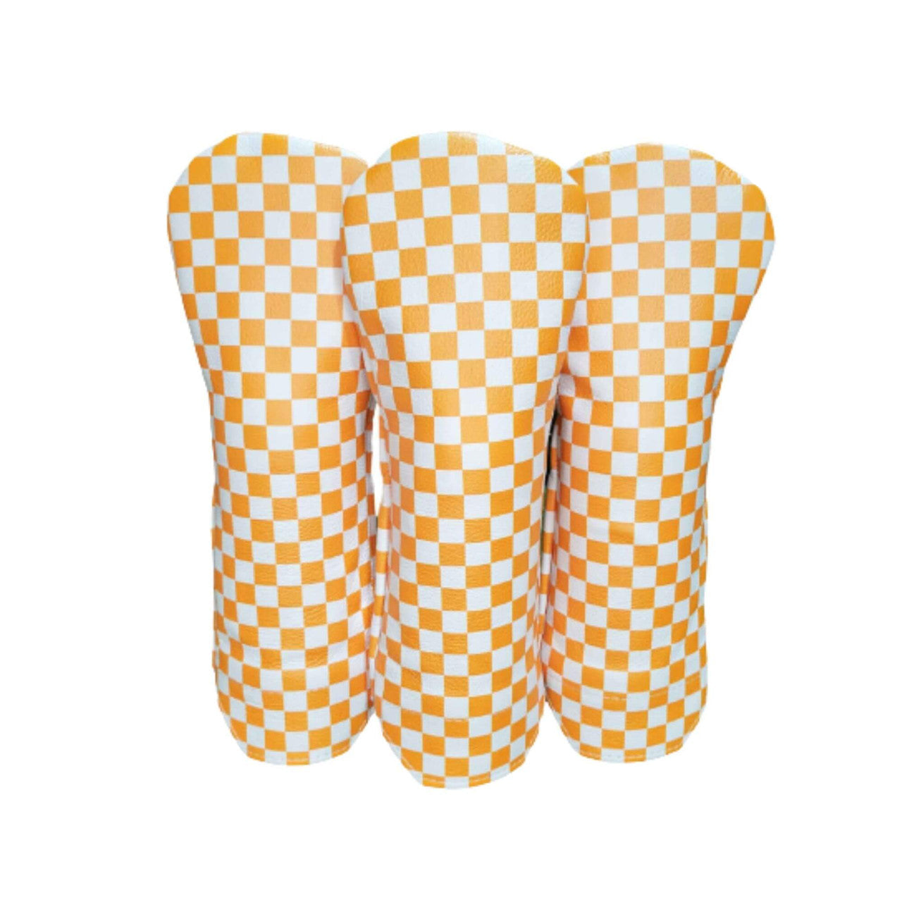 Tennessee Orange Checkerboard Digital Print Fairway Leather Headcover, 1 winstoncollection.com