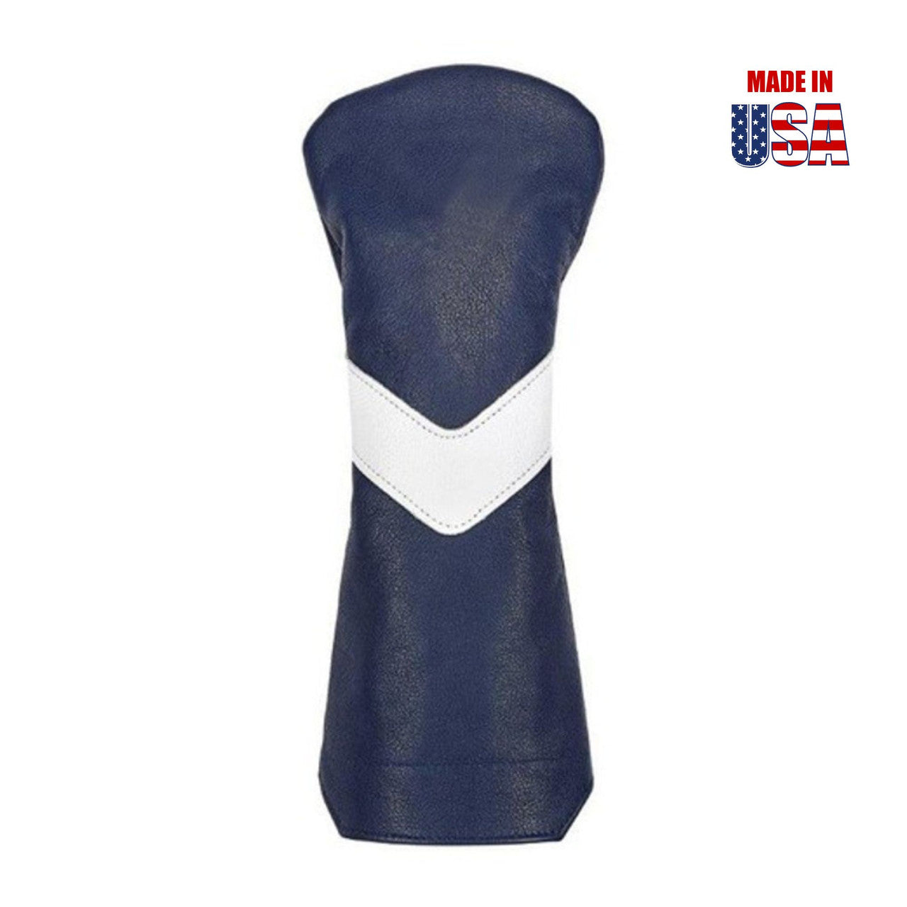 Navy Front, White V-Stripe, Navy Back