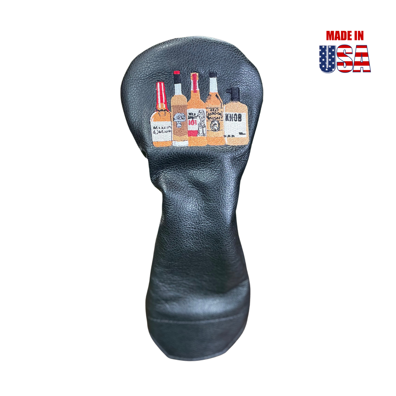 Golfer’s Favorite Headcovers on Black American Leather fairway