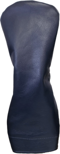 Solid Navy Leather Golf Headcovers - Driver