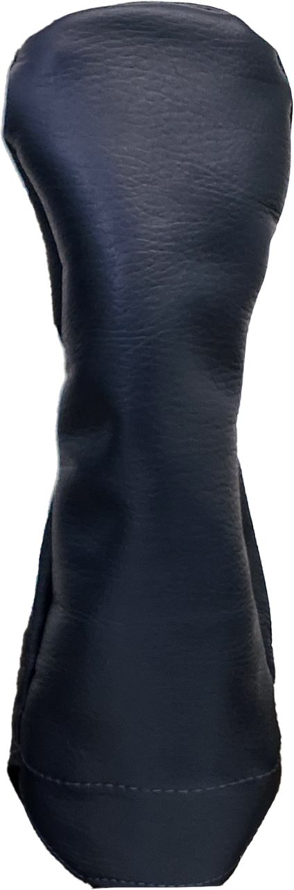 Solid Navy Leather Fairway Headcovers