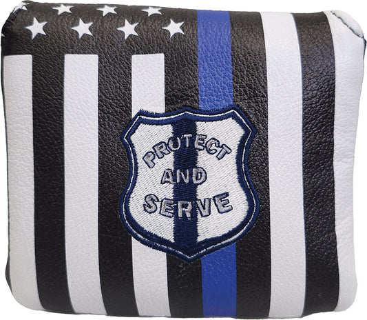 Police Leather Universal Mallet Golf Putter Cover