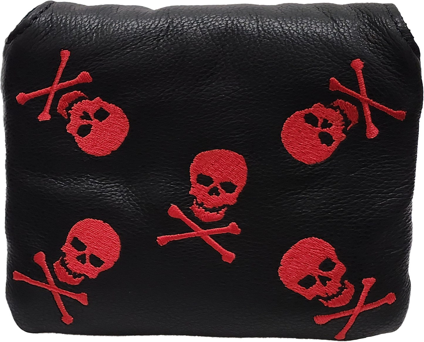 Skull & Crossbones Universal Mallet Leather Putter Cover