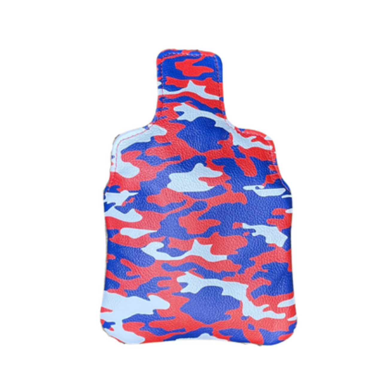 Red, White & Blue Camo Mallet Putter Cover, back