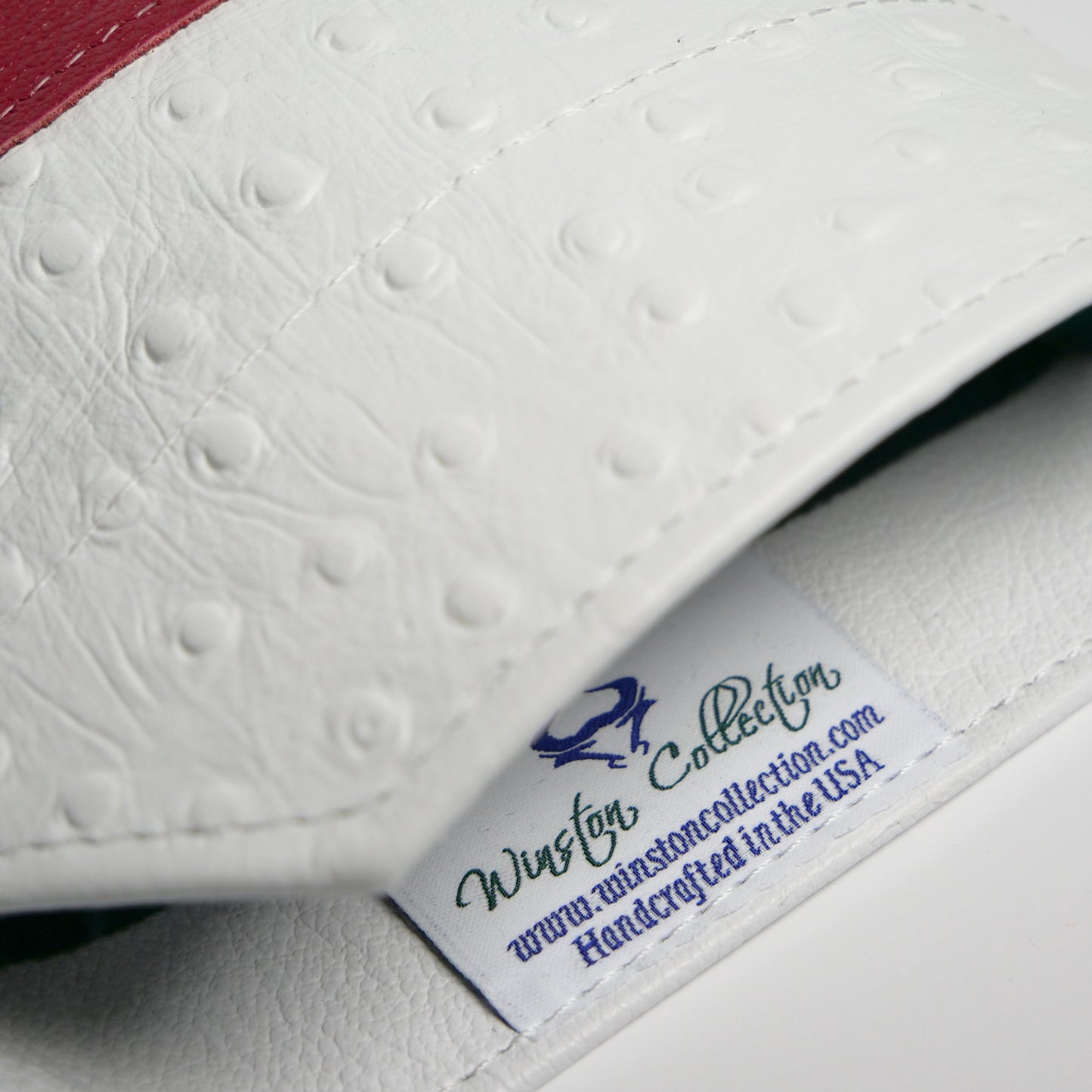 Ostrich-Print Leather Leather Golf Headcovers - Winston Collection