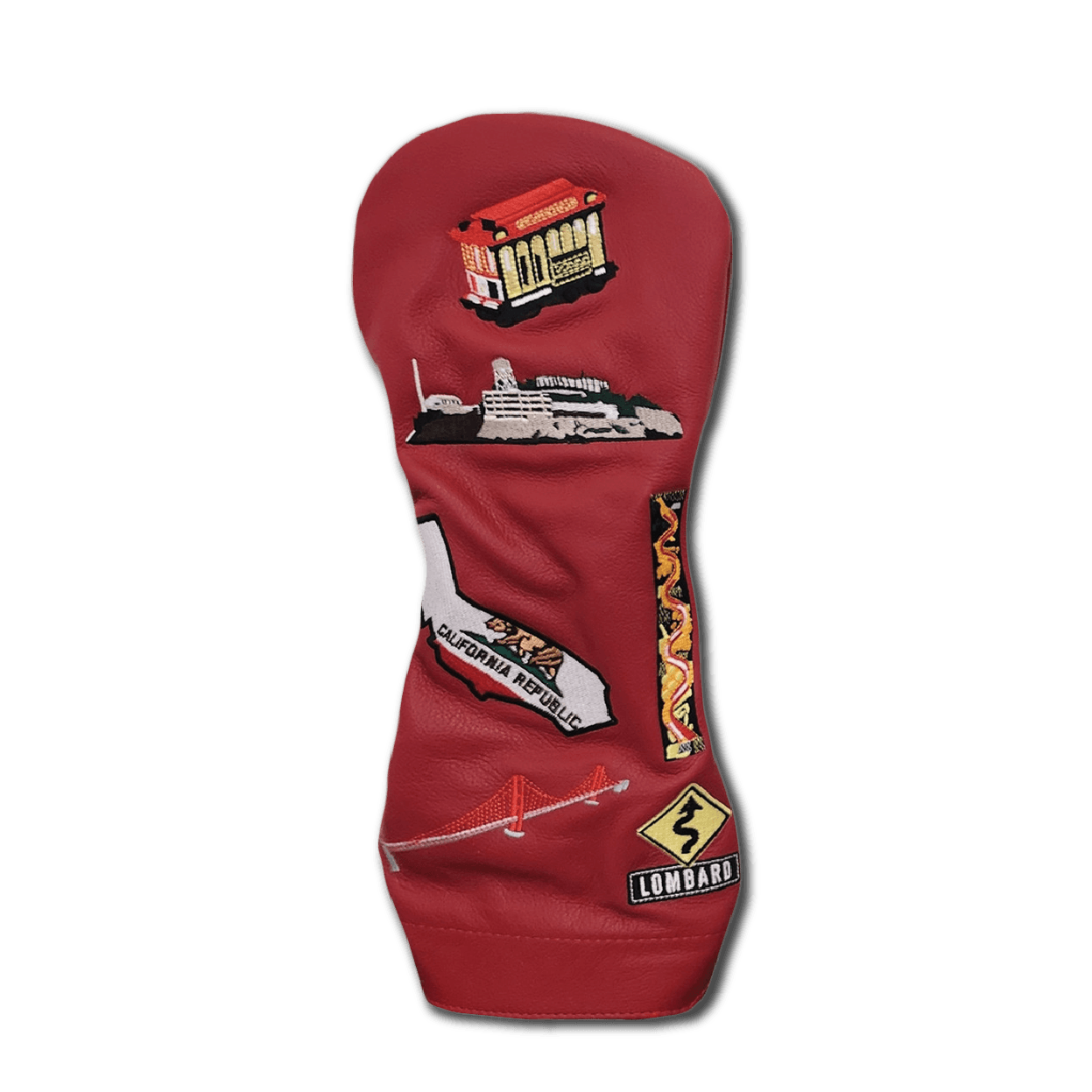 San Francisco Mural Leather Headcovers | Winston Collection San Francisco Mural Leather Headcovers | Winston Collection