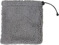 Drawstring Player's Pouch in Sherpa Fleece - Grey