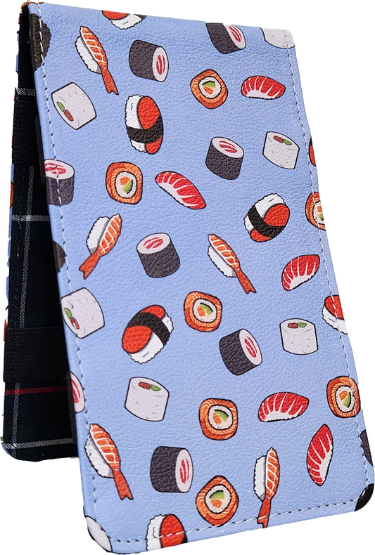 Sushi Leather Yardage Book and Scorecard Holder