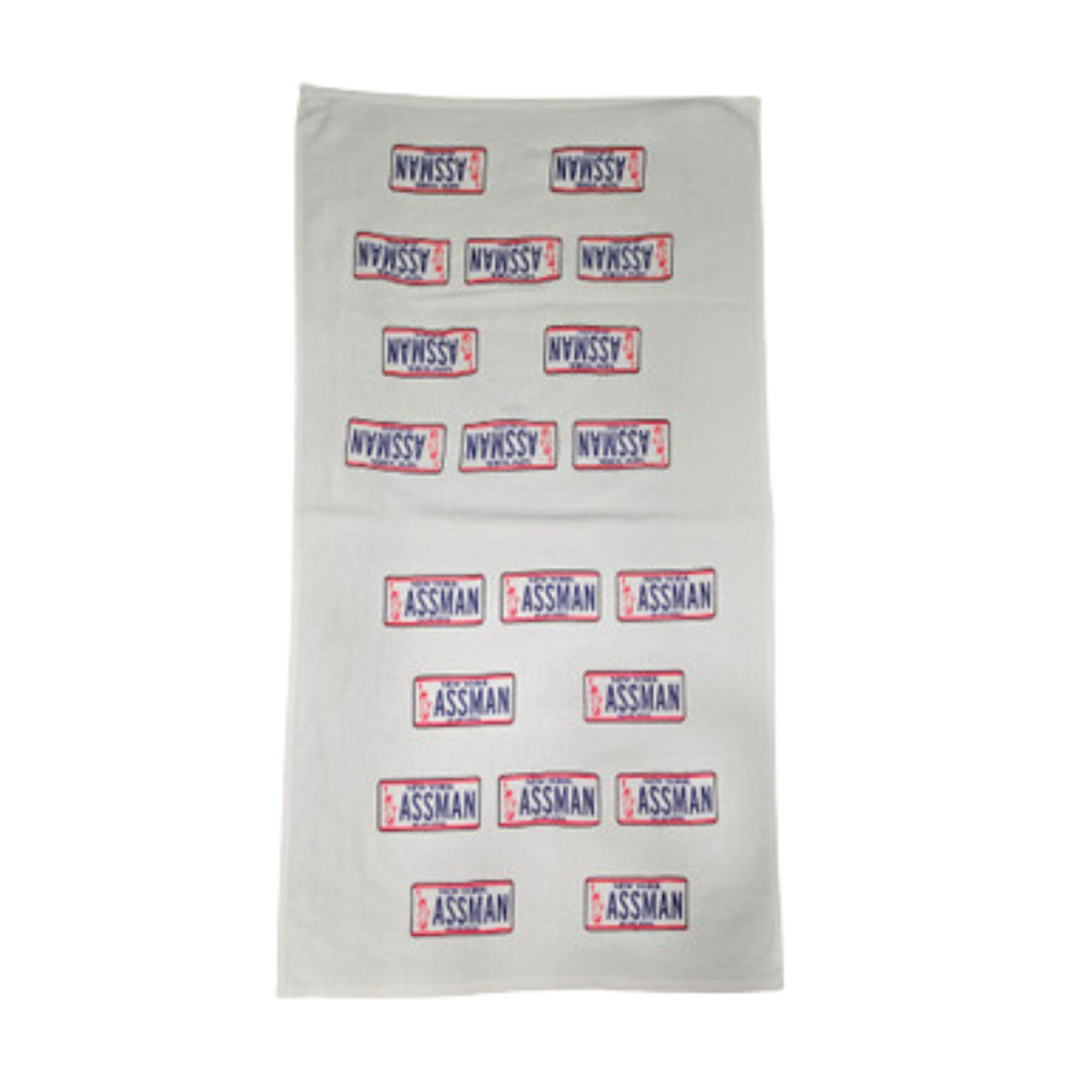 Assman White Tour Caddie Towel