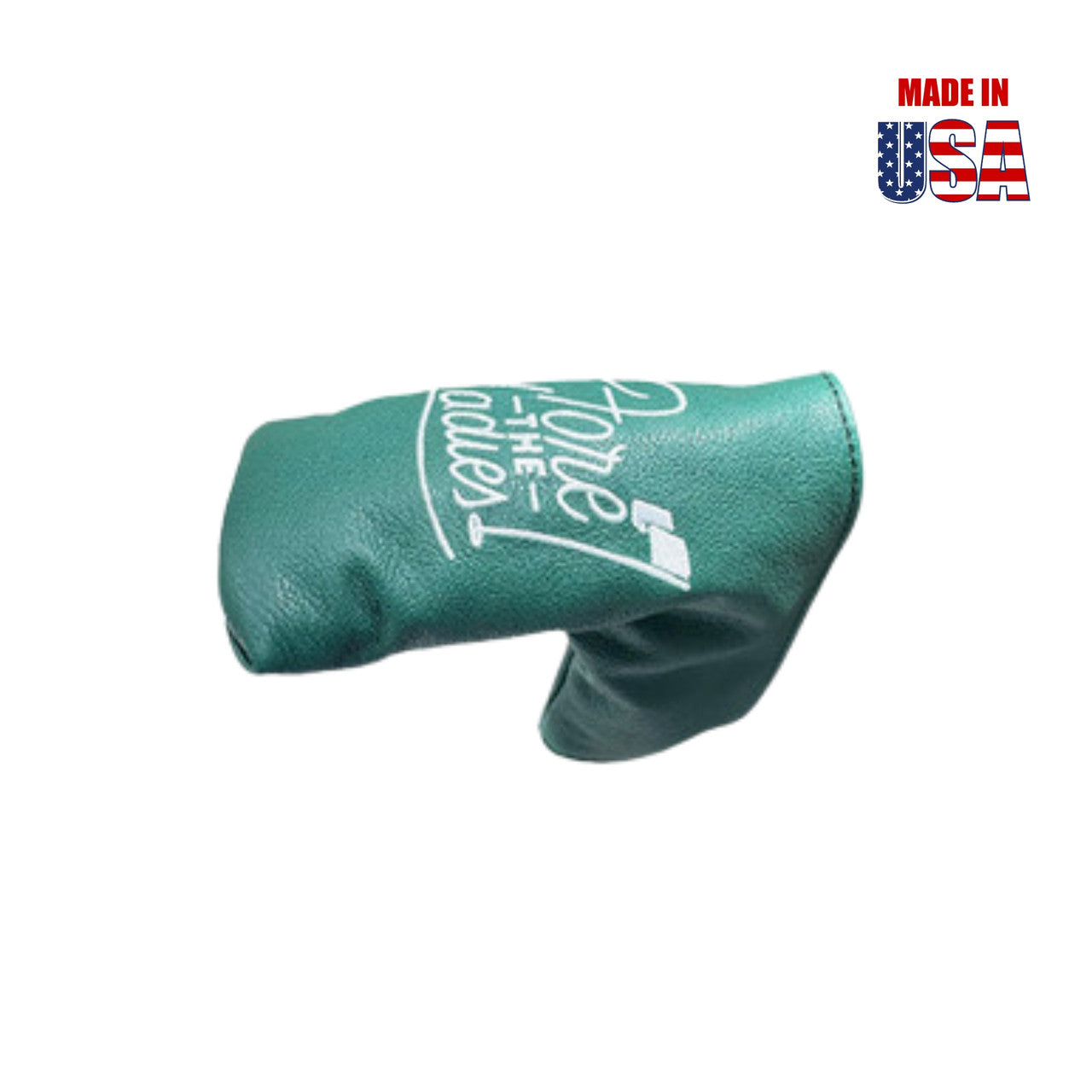 For the Ladies Blade/Boot Style Putter Covers in Kelly Green American Leather