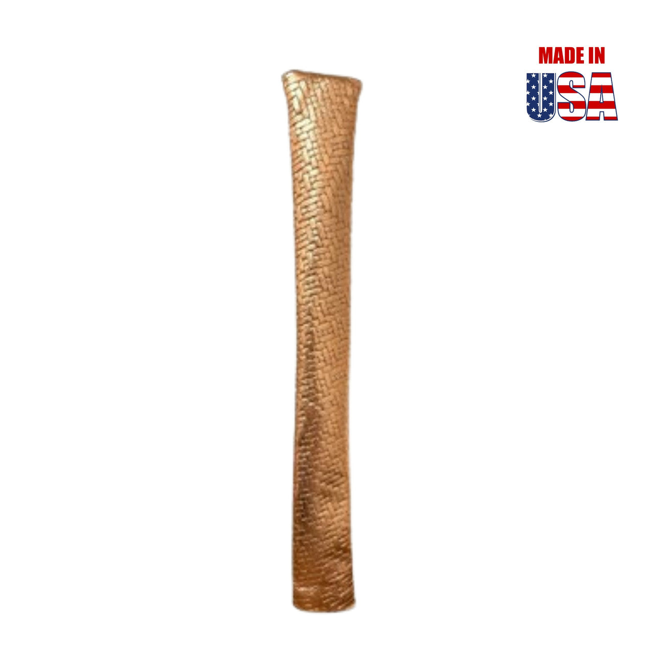 Rose Gold Metallic Alignment Stick Cover in Italian Weave