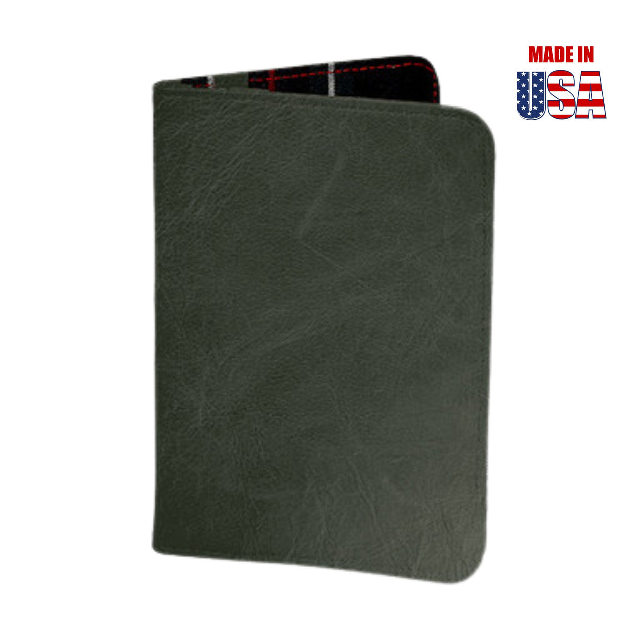 Premium Forest Green Pull-Up Leather Classic Scorecard Holder