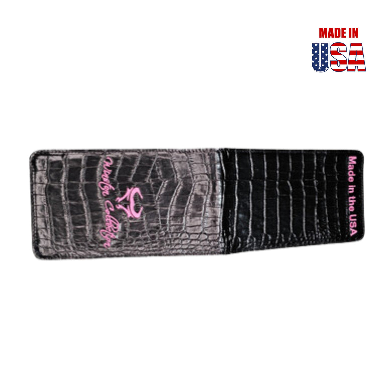 Scorecard Holder & Yardage Book, Winston Collection Signature Series on Black Alligator 3