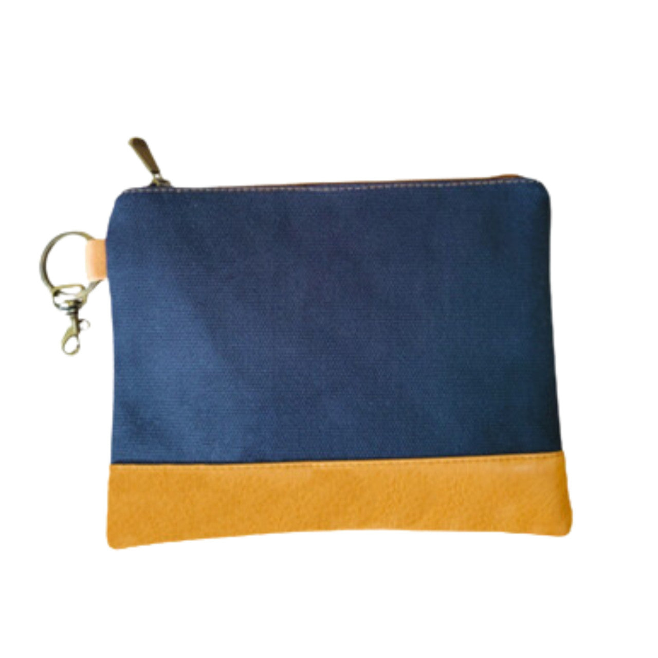 Navy Canvas w/tan leather