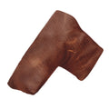 Premium Pullup Leather Blade Putter Covers - Whiskey Brown