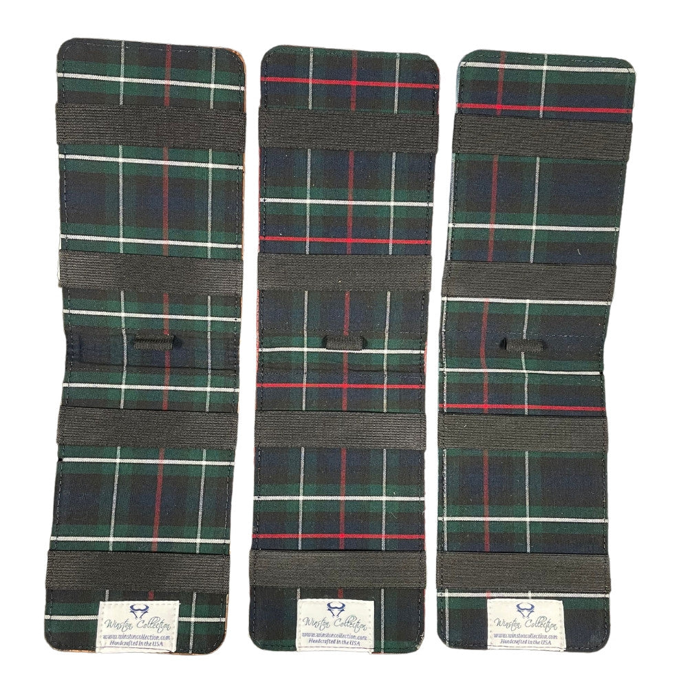 Scorecard Holder & Yardage Book, Spider and It's Web on Black Alligator